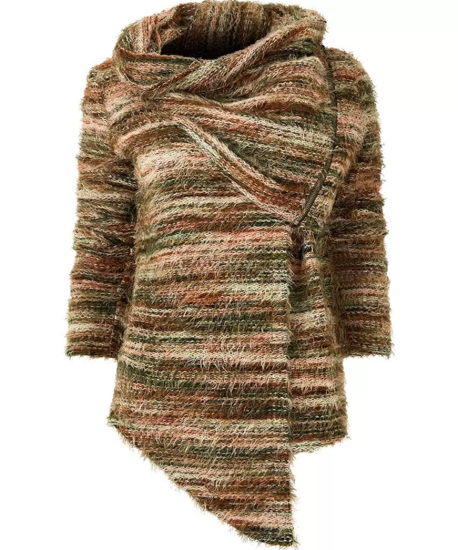 Hot Joe Browns Alicia Zip Top Brown