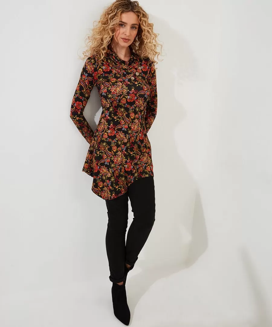 Sale Joe Browns All New Button Printed Jersey Tunic Multi