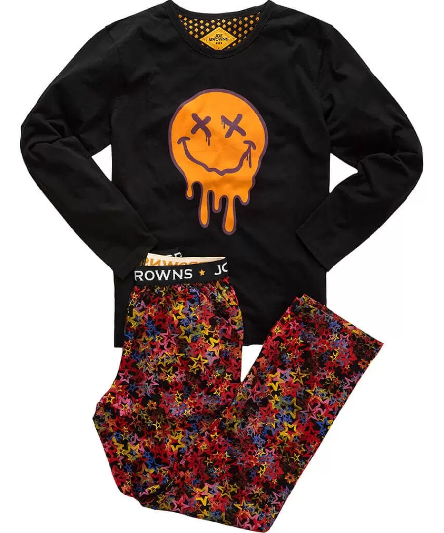 Discount Joe Browns All Smiles Pj's Black