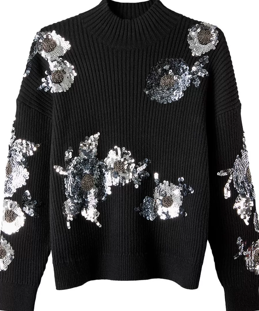 Flash Sale Joe Browns All That Shimmers Sequin Jumper Black