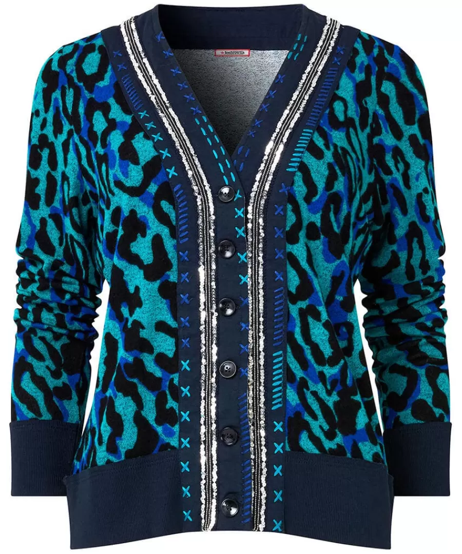 Store Joe Browns All The Fun Jersey Cardigan Blue
