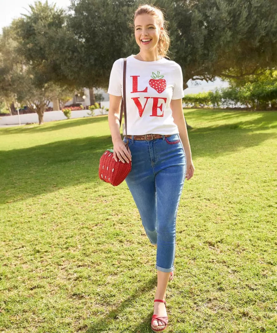 Cheap Joe Browns All The Love Tee White