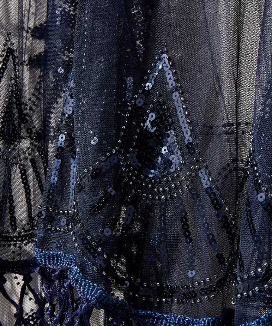 Best Joe Browns Arrive In Style Sequin Kimono Midnight Blue
