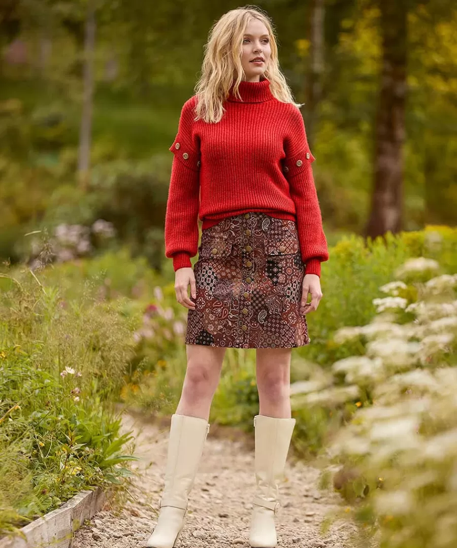 Fashion Joe Browns Autumn Days Jumper Burnt Orange