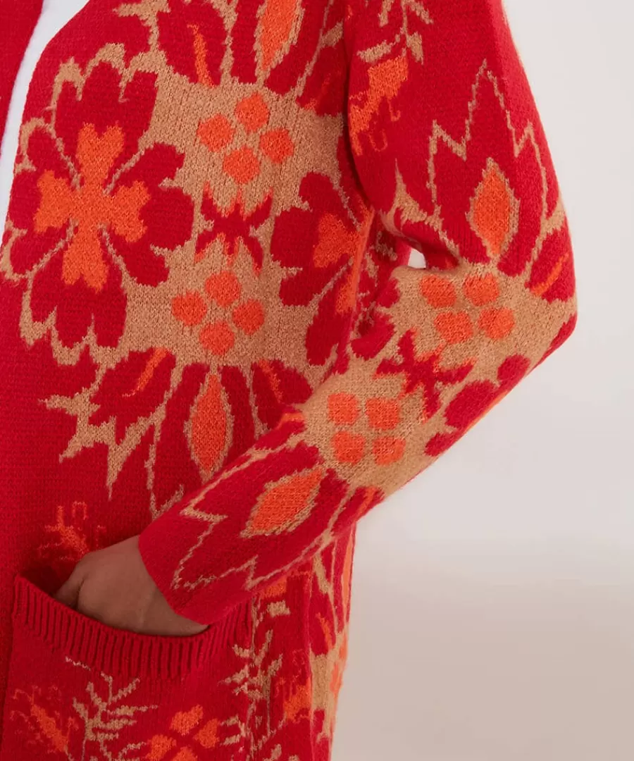 Shop Joe Browns Autumn Love Coatigan Orange