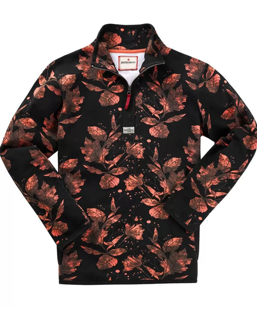 New Joe Browns Autumn Print Funnel Orange
