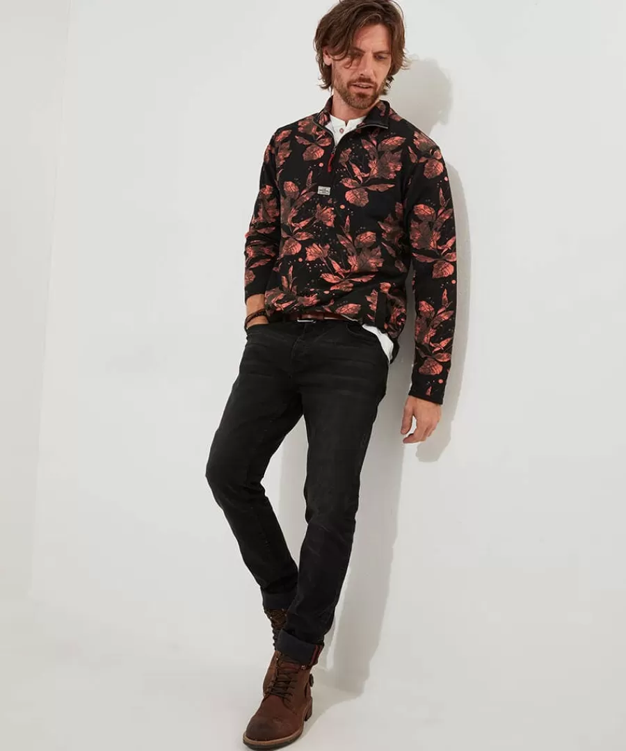 New Joe Browns Autumn Print Funnel Orange