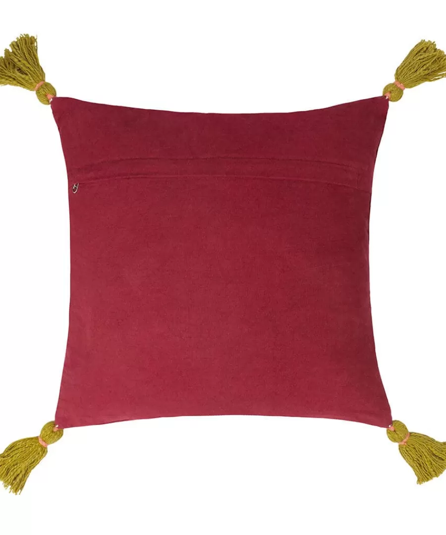 Best Joe Browns Autumnal Toadstool Tapestry Cushion Ruby