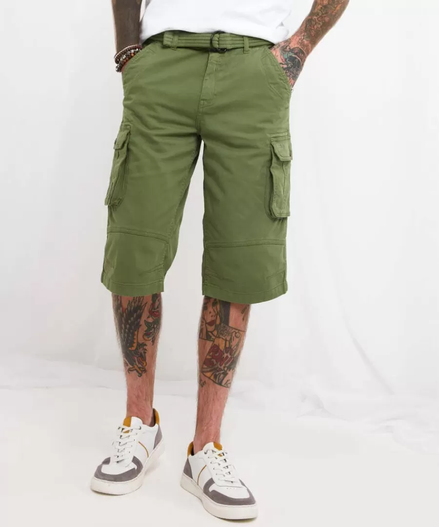 Shop Joe Browns Azore Shorts Khaki / Navy / Camel