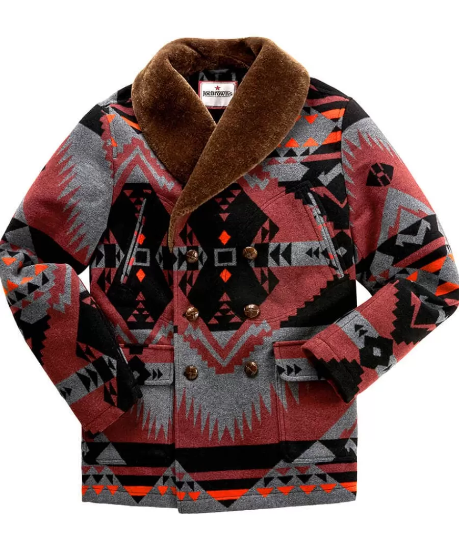 Discount Joe Browns Aztec Fur Collar Coat Multi