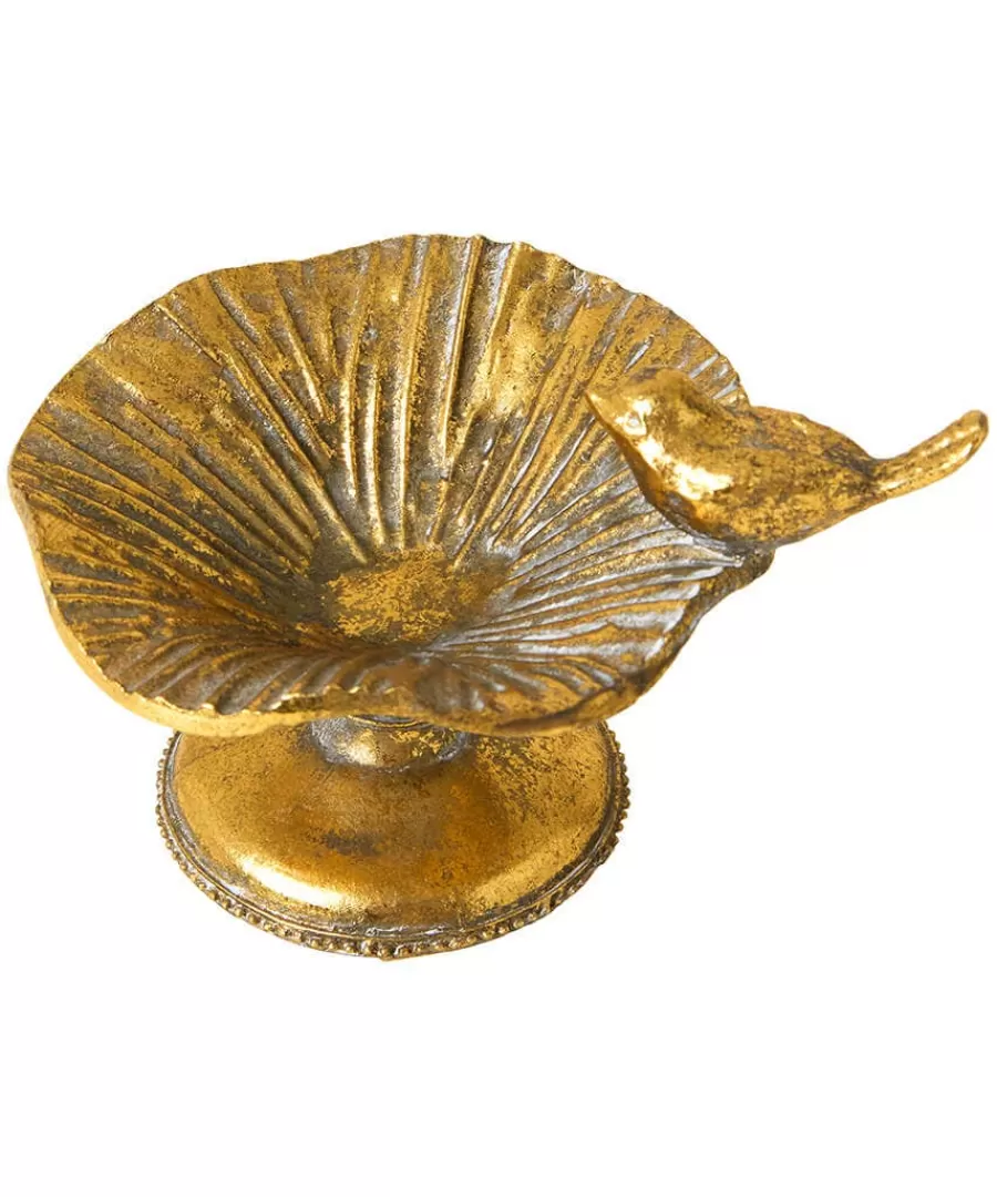 Online Joe Browns Beautiful Bird Flower Trinket Dish Gold