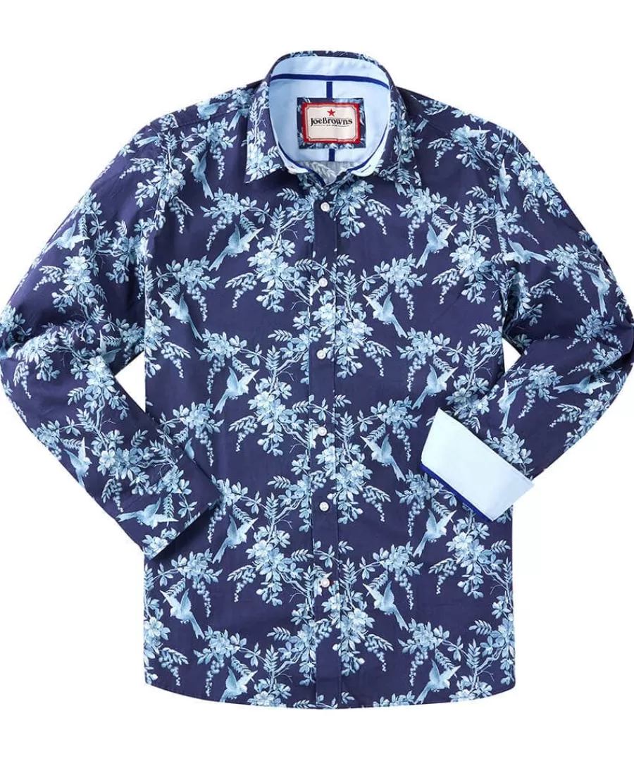 Store Joe Browns Beautiful Bird Shirt Navy