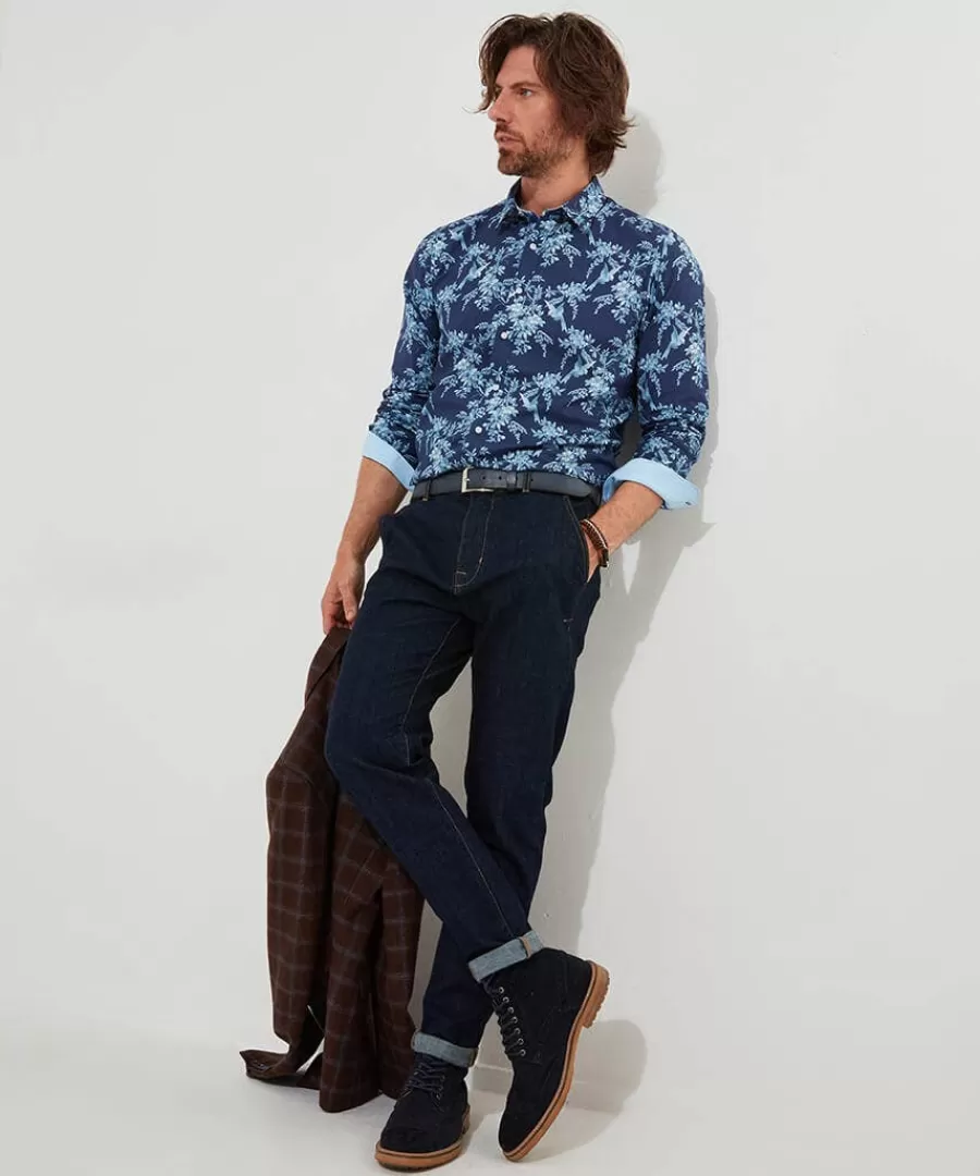 Store Joe Browns Beautiful Bird Shirt Navy