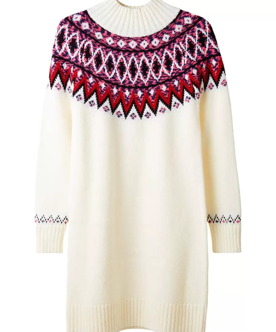Best Sale Joe Browns Beautifully Bright Knitted Jumper Dress Cream