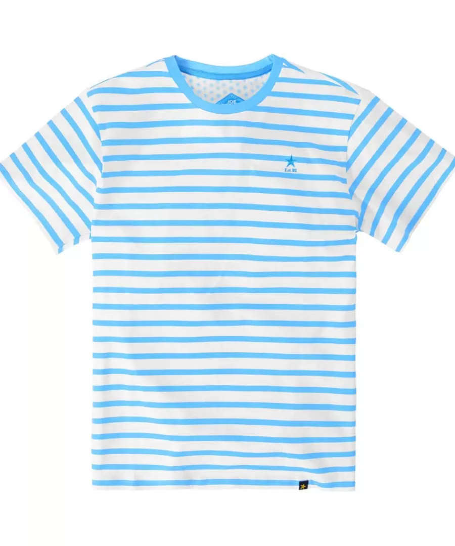 Cheap Joe Browns Beyond Basic Stripe Tee Pale Blue / Navy/ White / Red / White/Purple