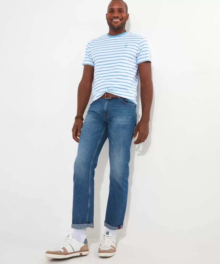 Cheap Joe Browns Beyond Basic Stripe Tee Pale Blue / Navy/ White / Red / White/Purple
