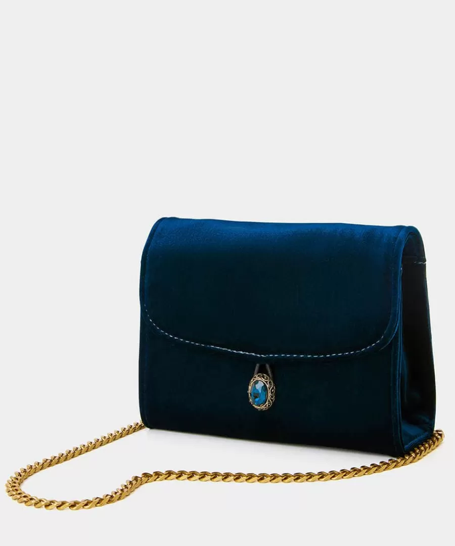 Outlet Joe Browns Beyond Glamour Jewel Trim Bag Dark Teal