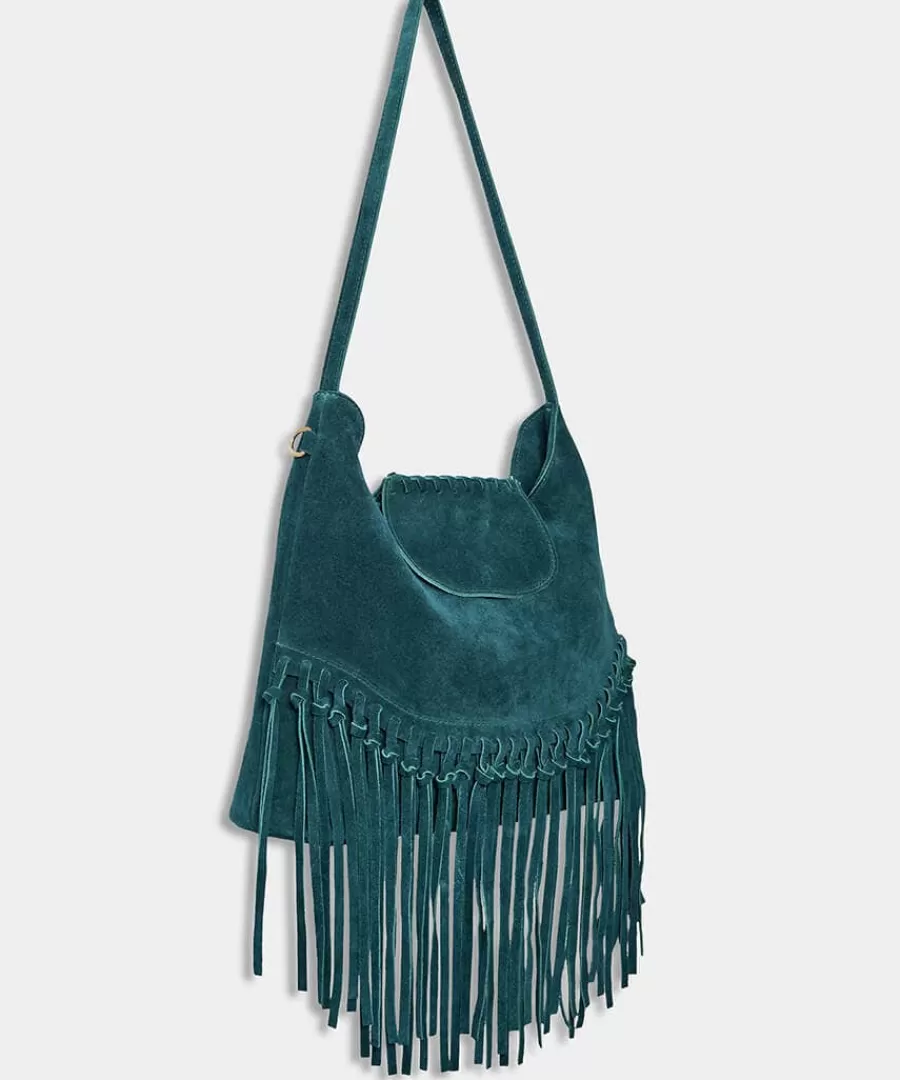 Sale Joe Browns Blissful Boho Suede Bag Teal