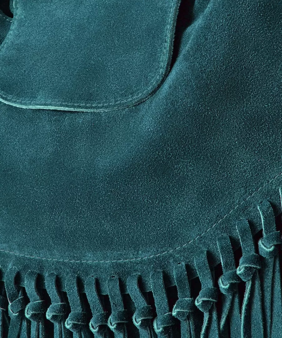 Sale Joe Browns Blissful Boho Suede Bag Teal