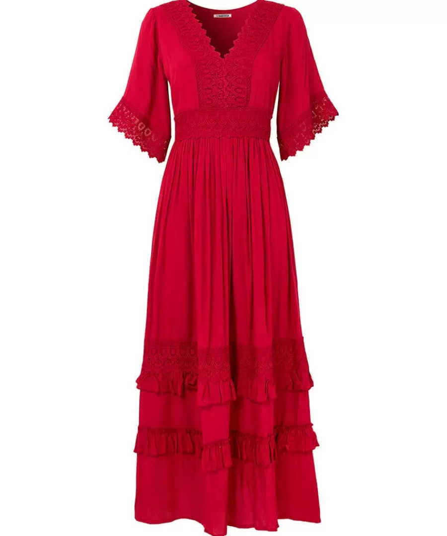 Flash Sale Joe Browns Boho Days Dress Berry / Black