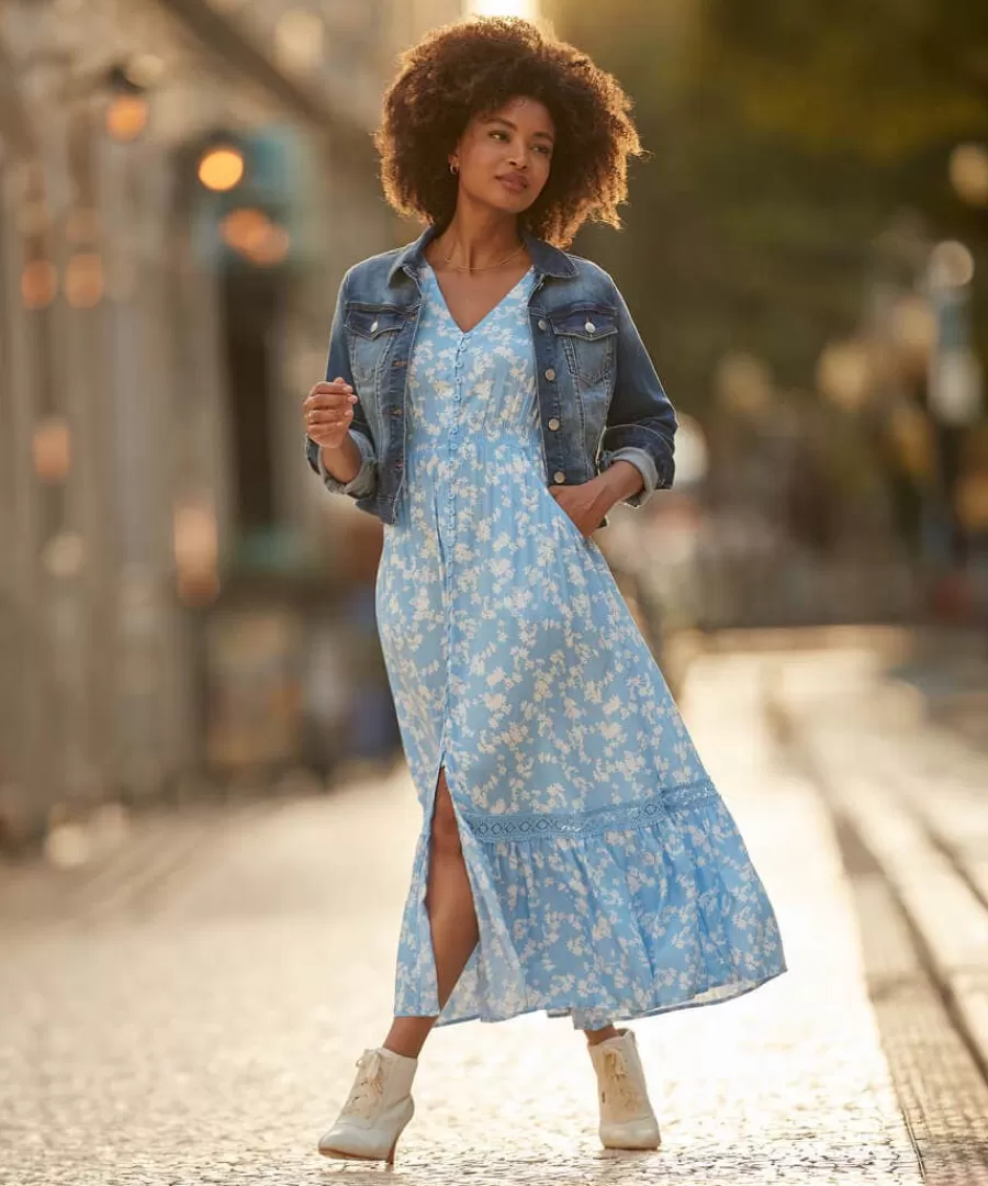 Online Joe Browns Bonnie Boho Dress Blue