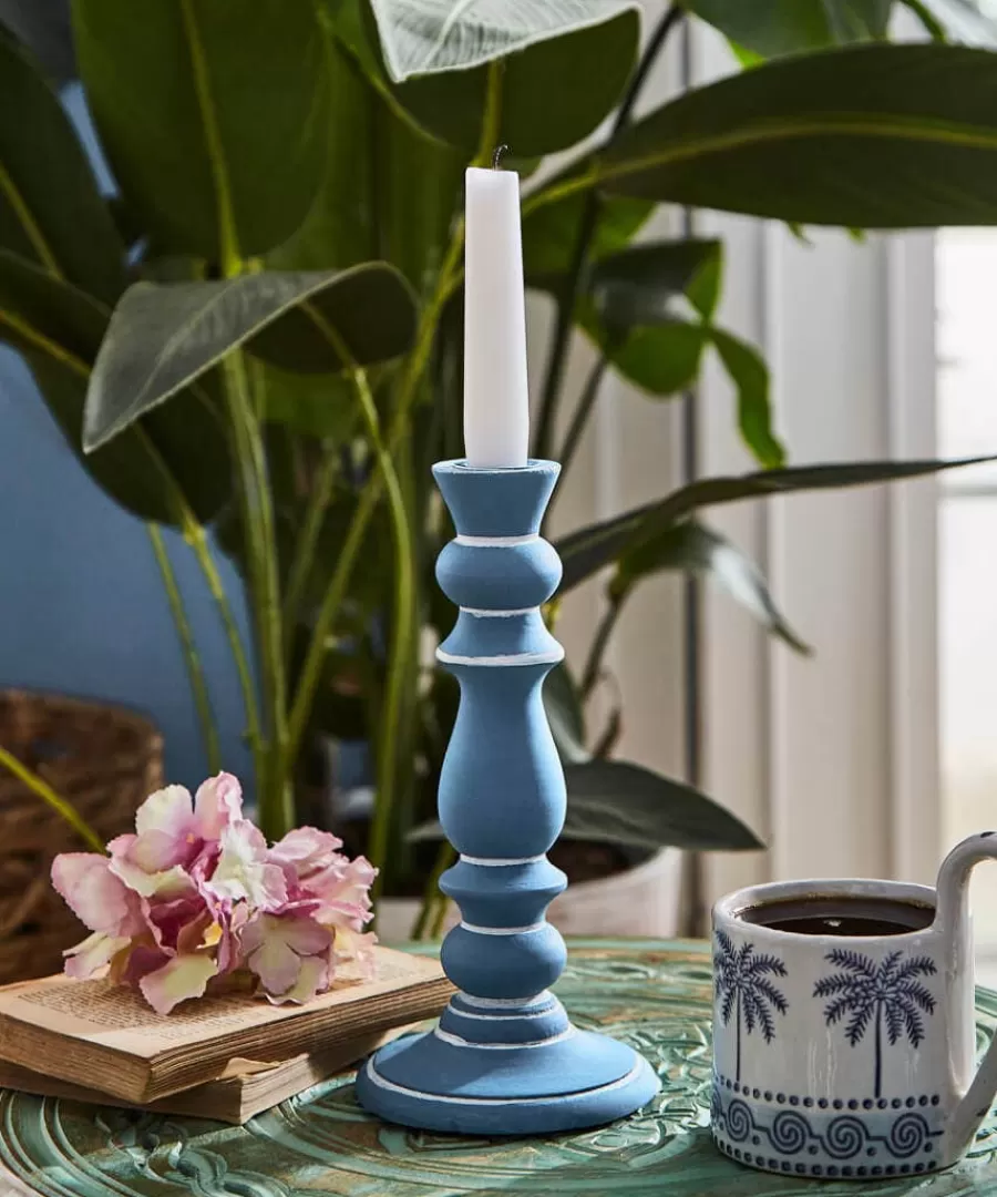 Discount Joe Browns Brilliant Candlestick Holder Blue