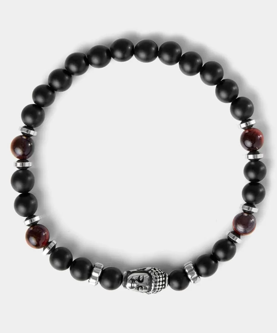 Best Sale Joe Browns Buddha Genuine Stone Bracelet Multi