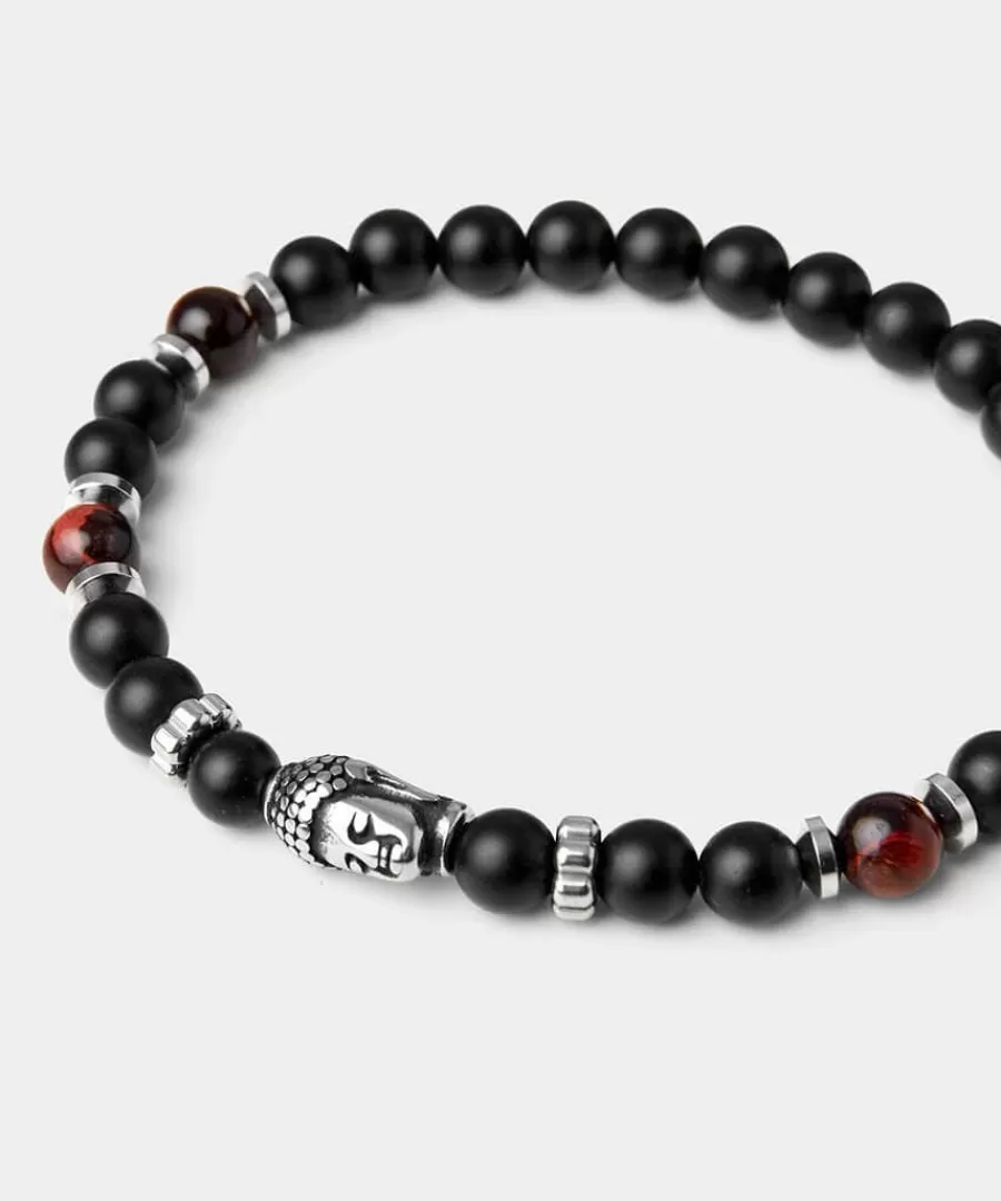 Best Sale Joe Browns Buddha Genuine Stone Bracelet Multi