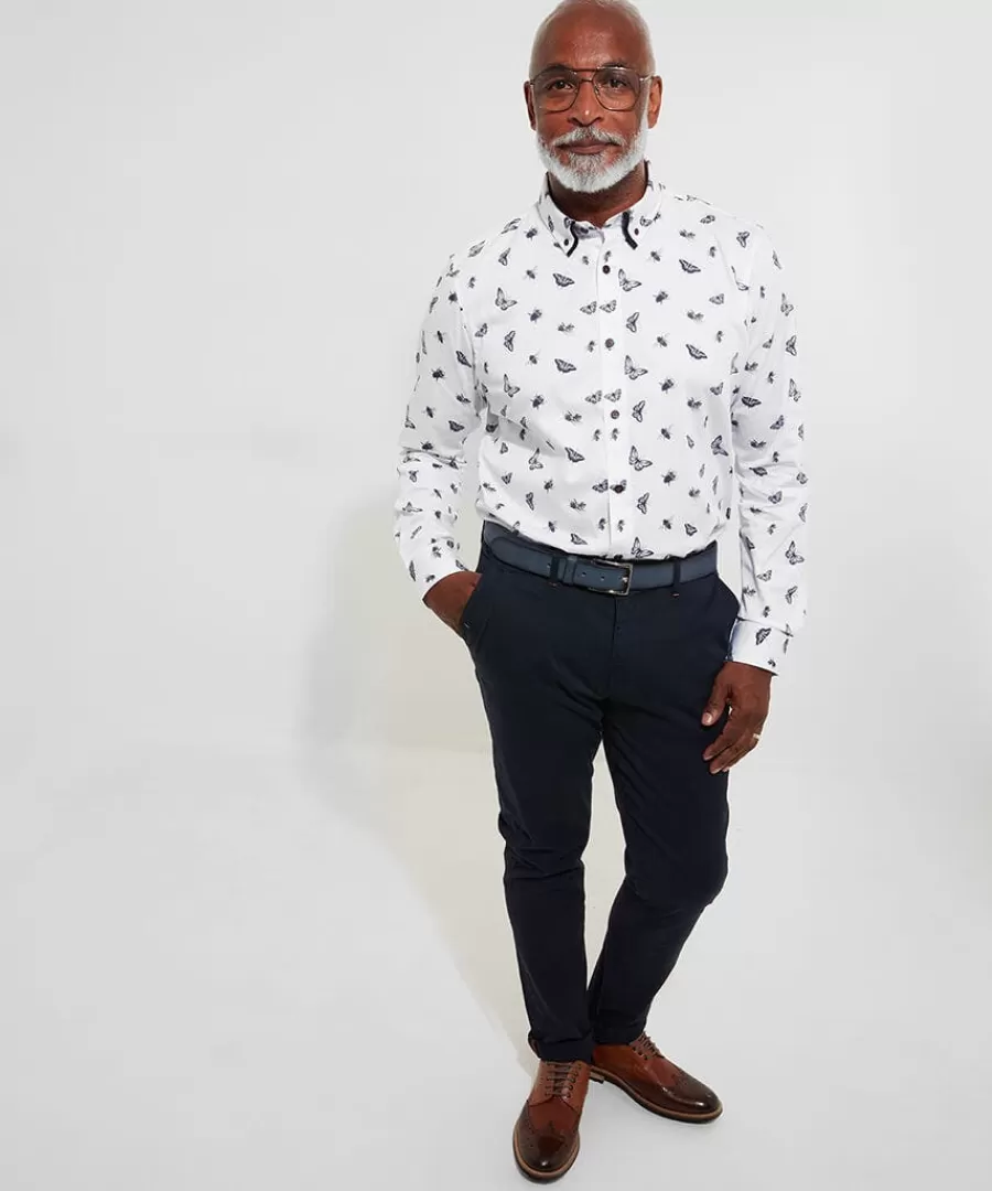 Fashion Joe Browns Butterfly And Bee Shirt White
