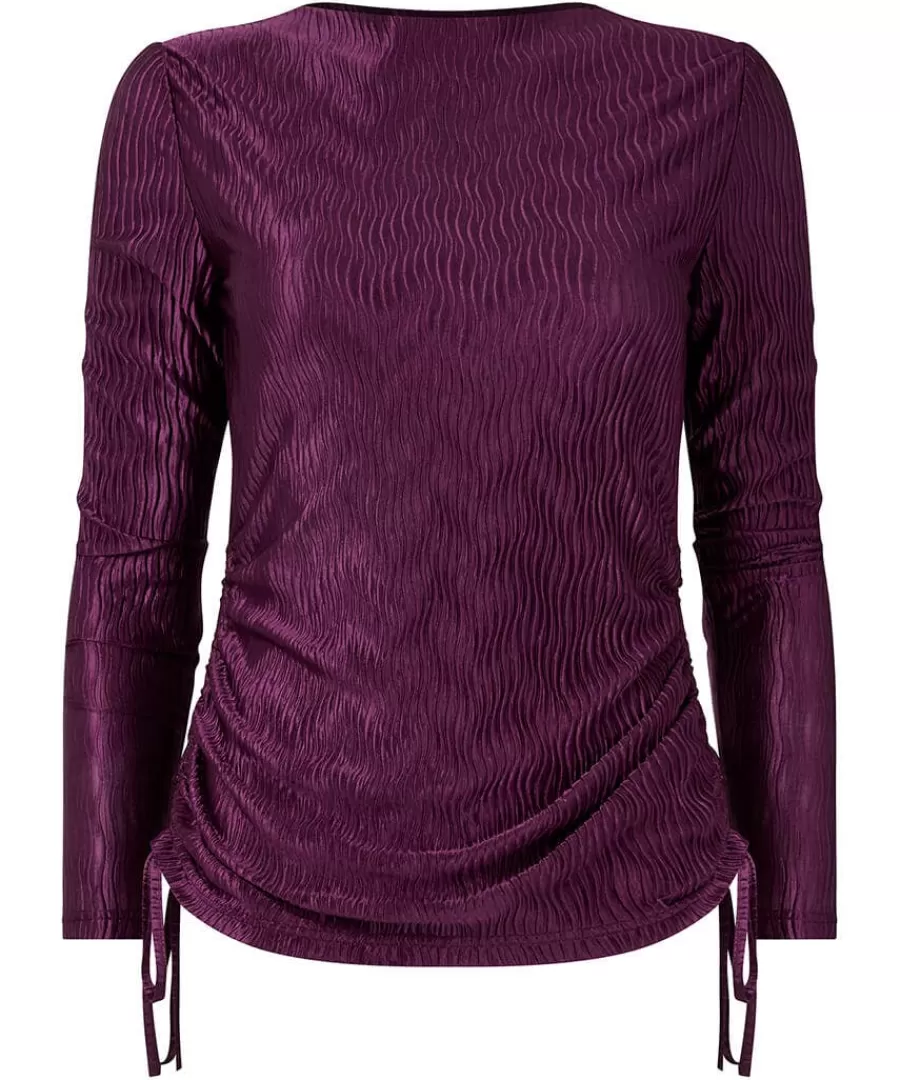Flash Sale Joe Browns Callie High Neck Top Plum