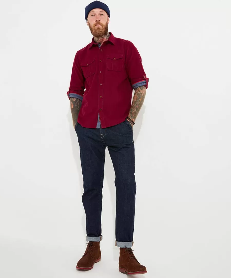 Outlet Joe Browns Carefree Cord Shirt Port