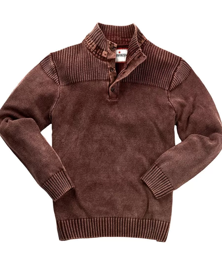 Sale Joe Browns Carefree Washed Funnel Knit Cherry