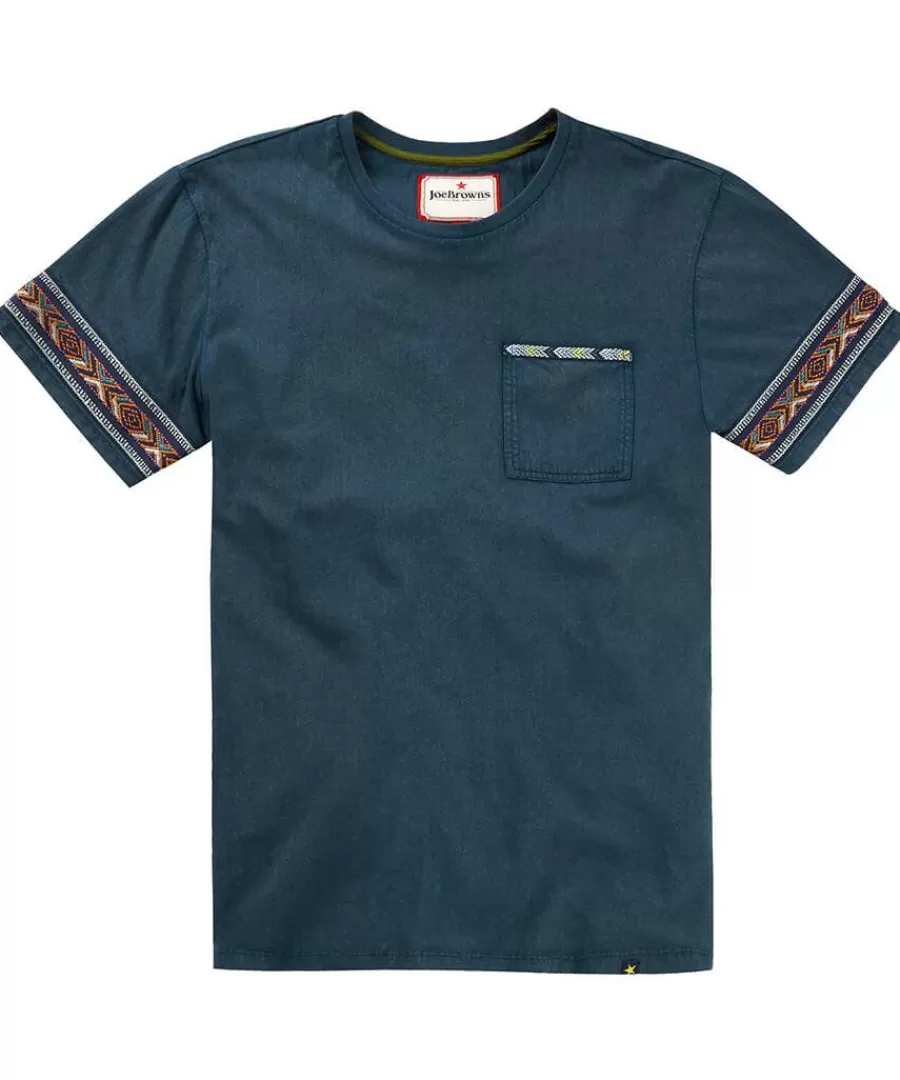 Discount Joe Browns Casually Customised Tee Blue