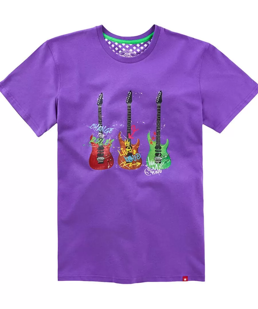 Cheap Joe Browns Change The Rules Tee Purple