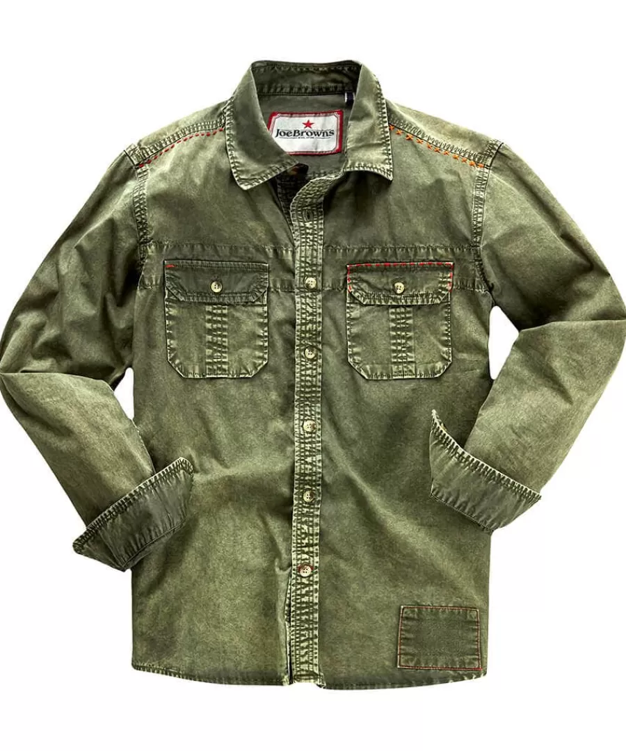 Fashion Joe Browns Charismatic Customised Shirt Khaki