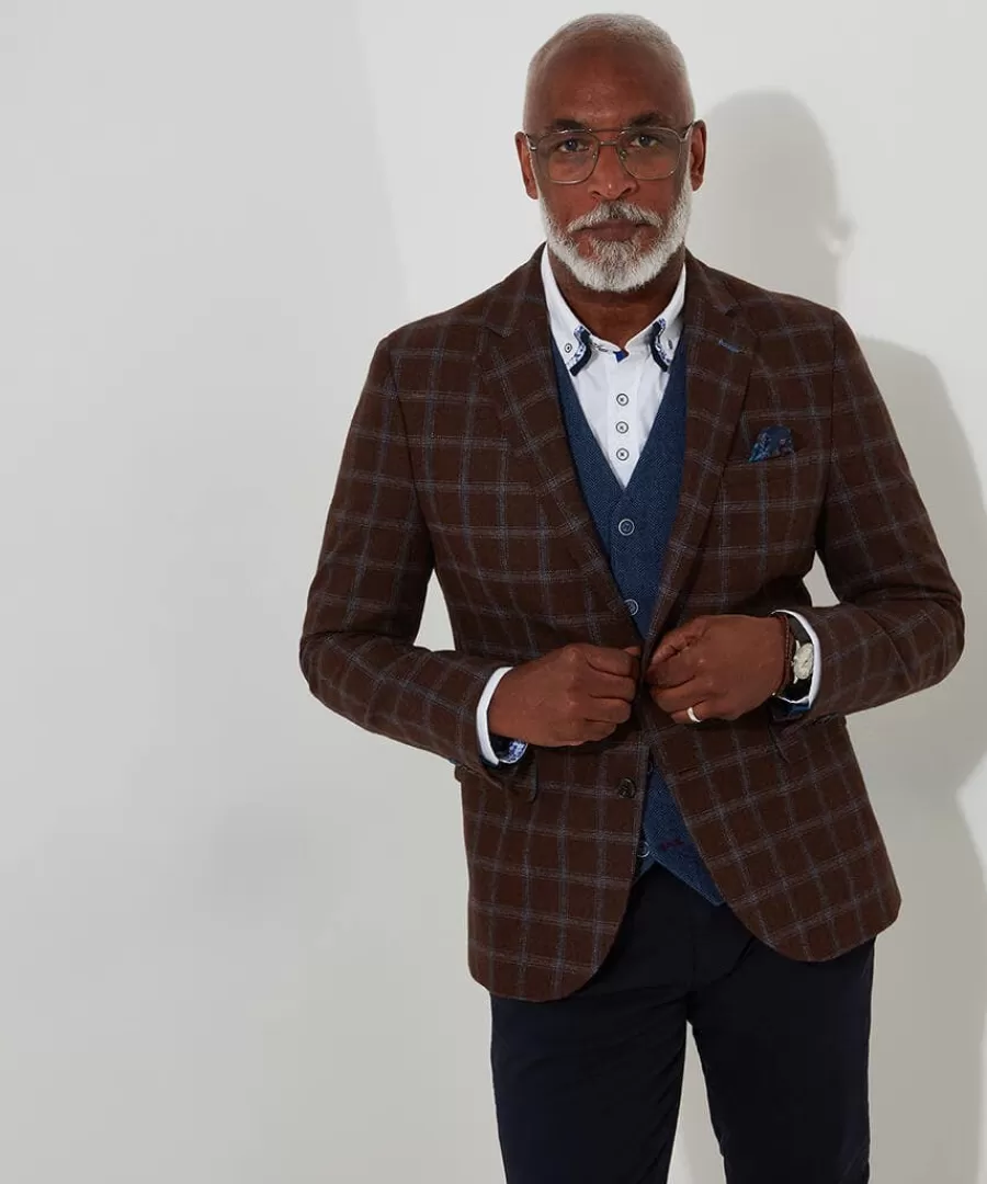 Discount Joe Browns Charming Check Blazer Brown