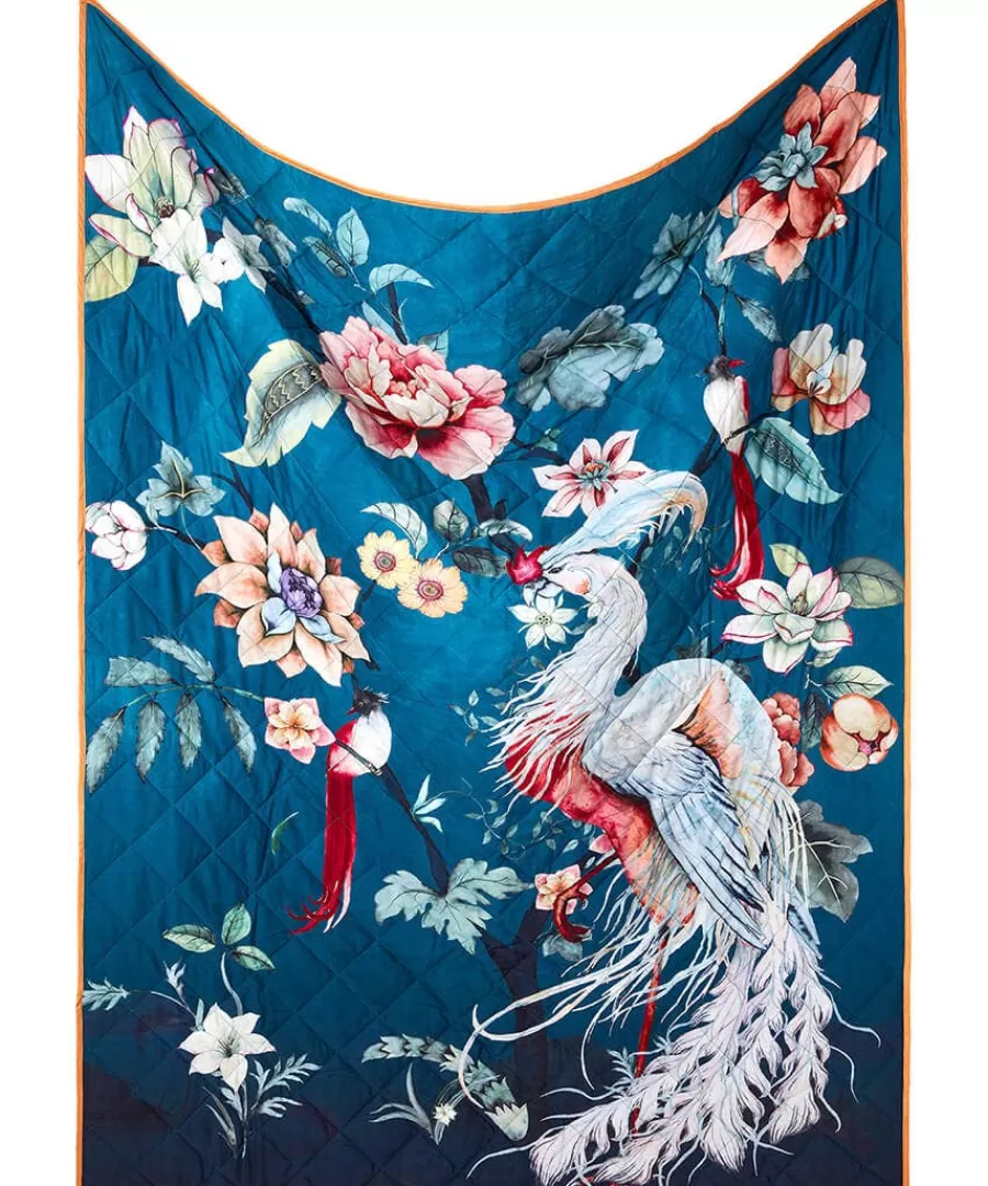 New Joe Browns Cherished Chinoiserie Reversible Bedspread Ink