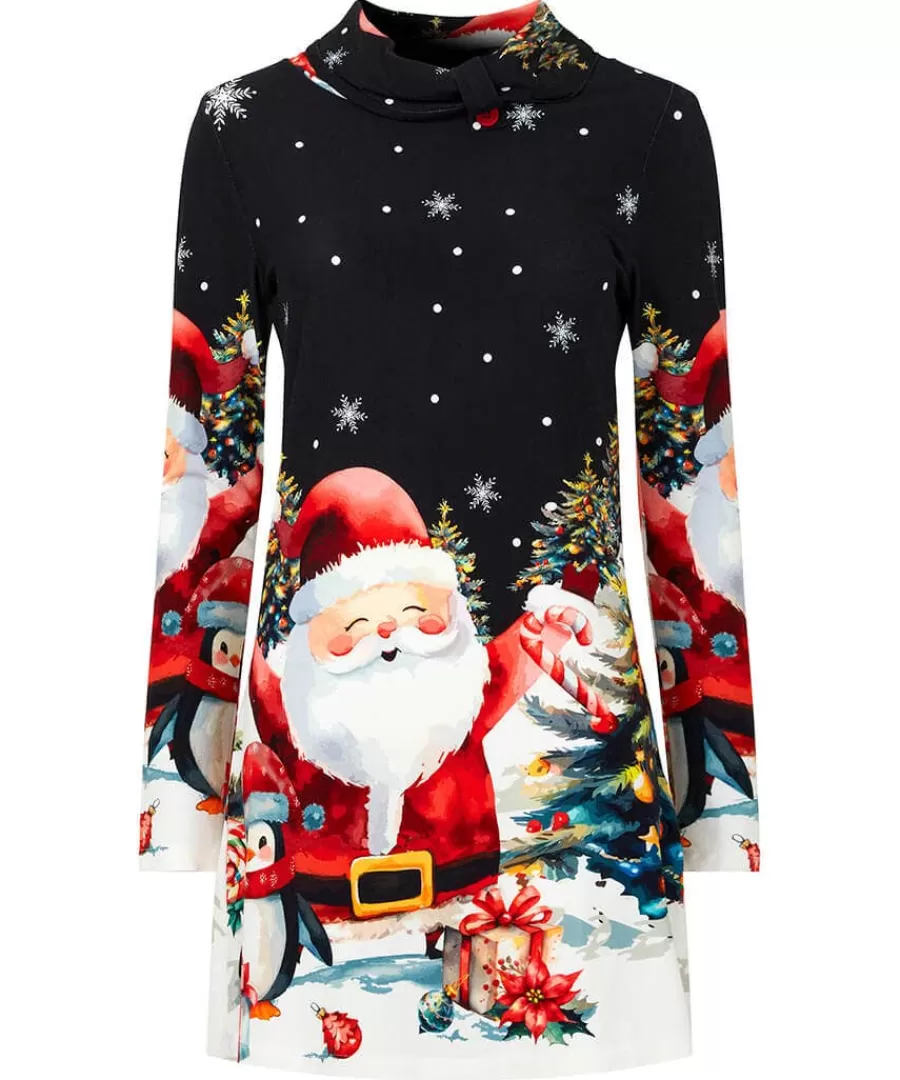 Cheap Joe Browns Christmas Cheer Tunic Black