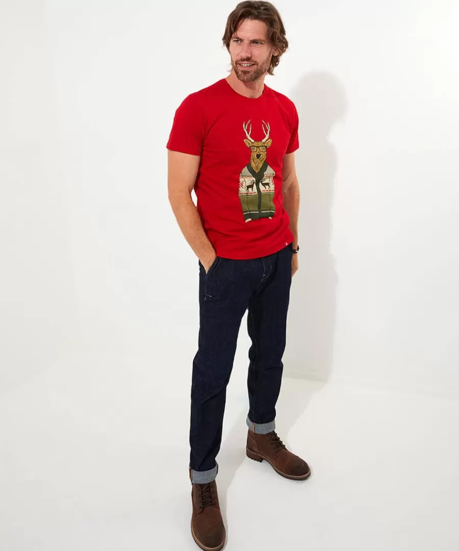 Clearance Joe Browns Christmas Cool Tee Red