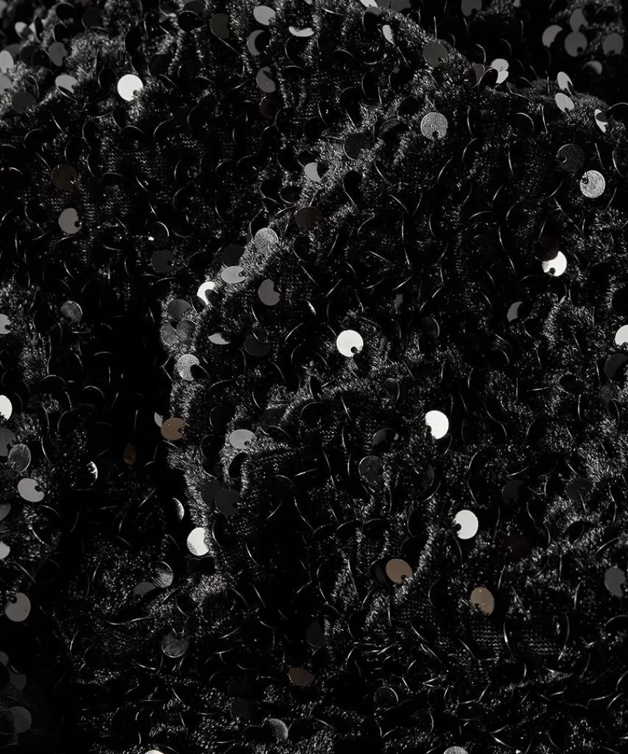 Sale Joe Browns Clara Sequin Velvet Beret Black