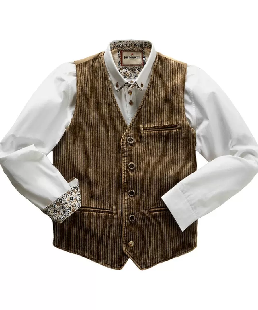 Best Sale Joe Browns Cord Waistcoat Tan