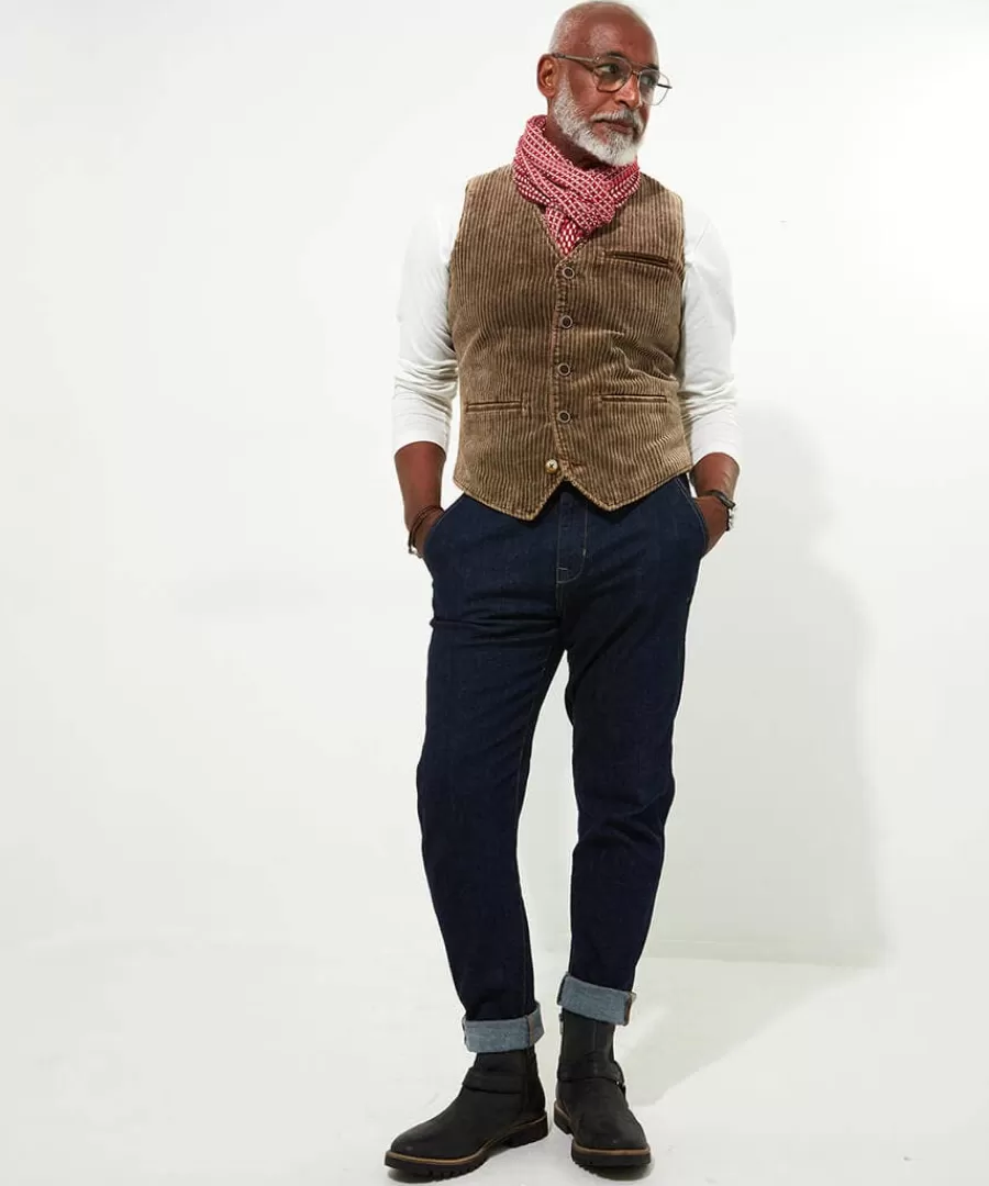 Best Sale Joe Browns Cord Waistcoat Tan