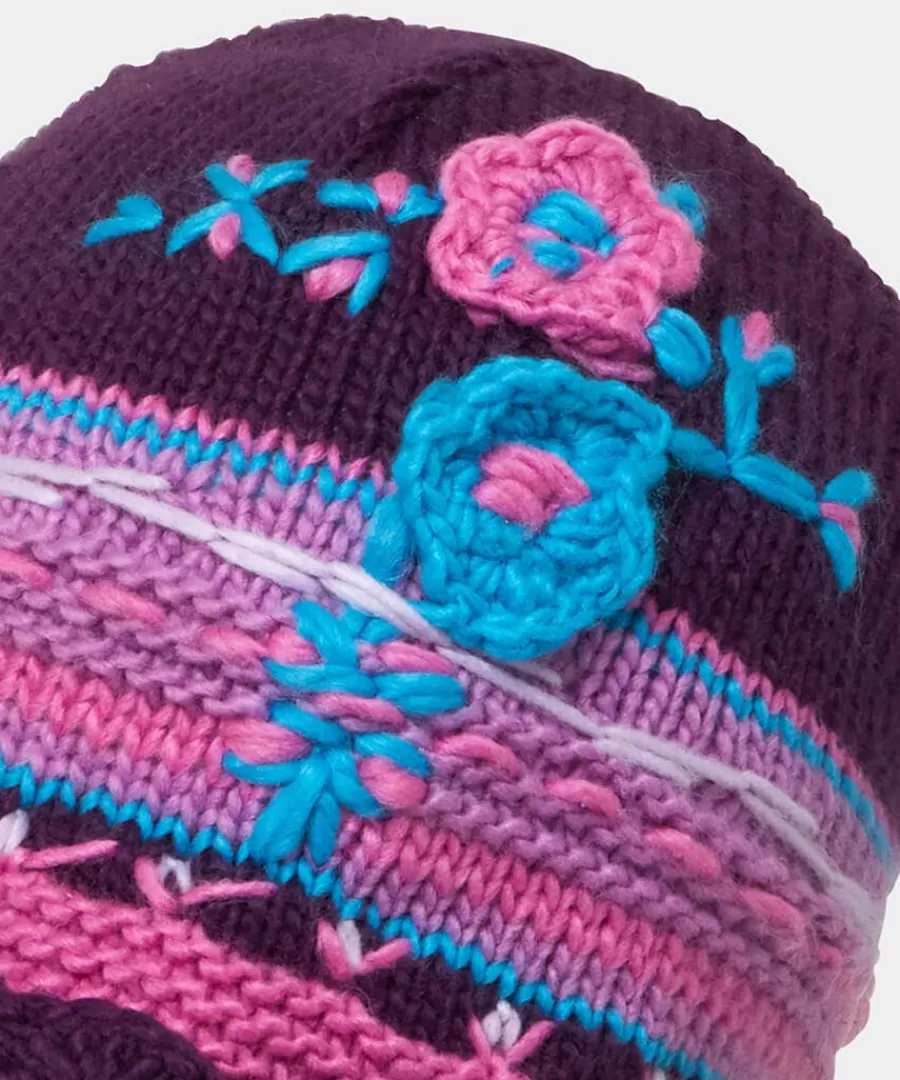 Online Joe Browns Cosy And Cute Knitted Applique Hat Purple