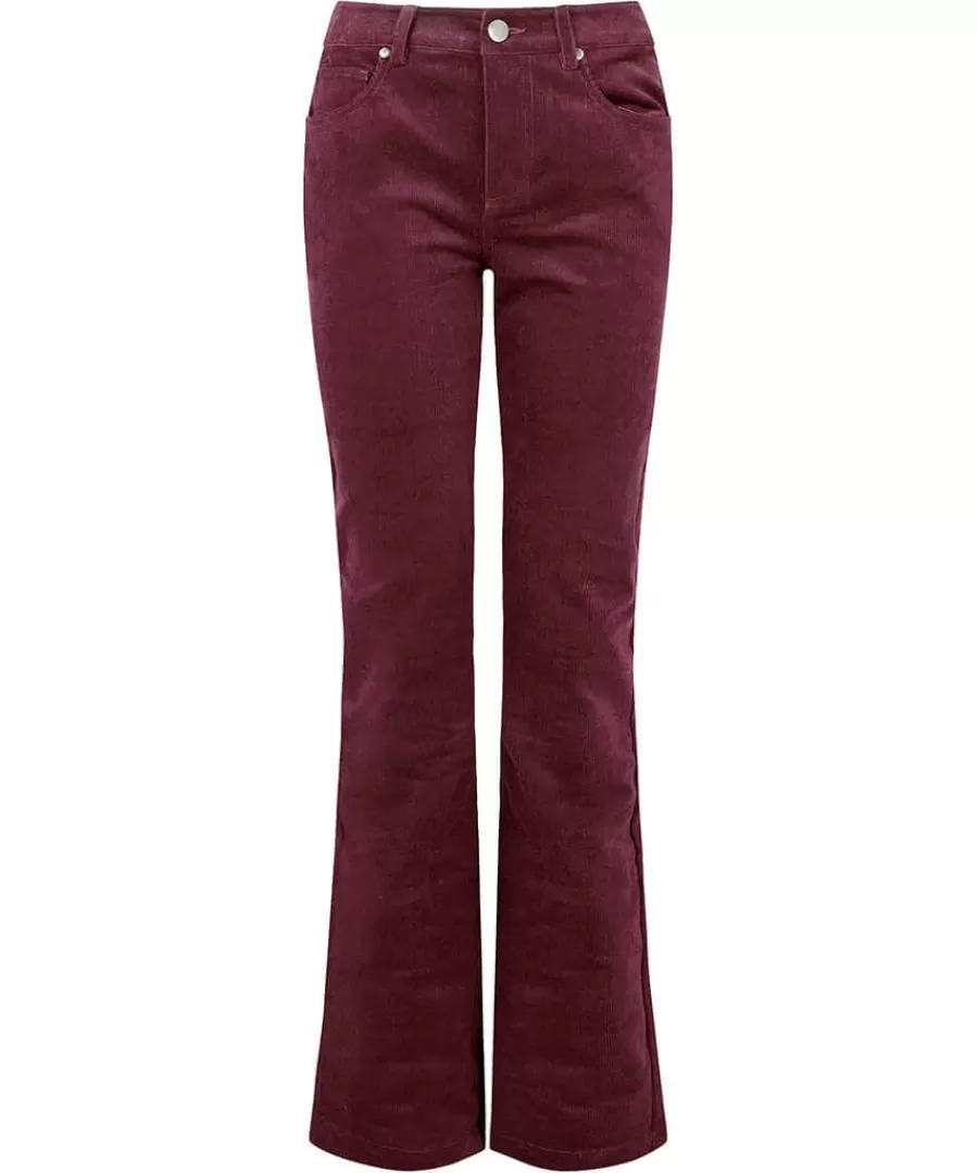 Fashion Joe Browns Cosy Cabin Cord Trousers Purple
