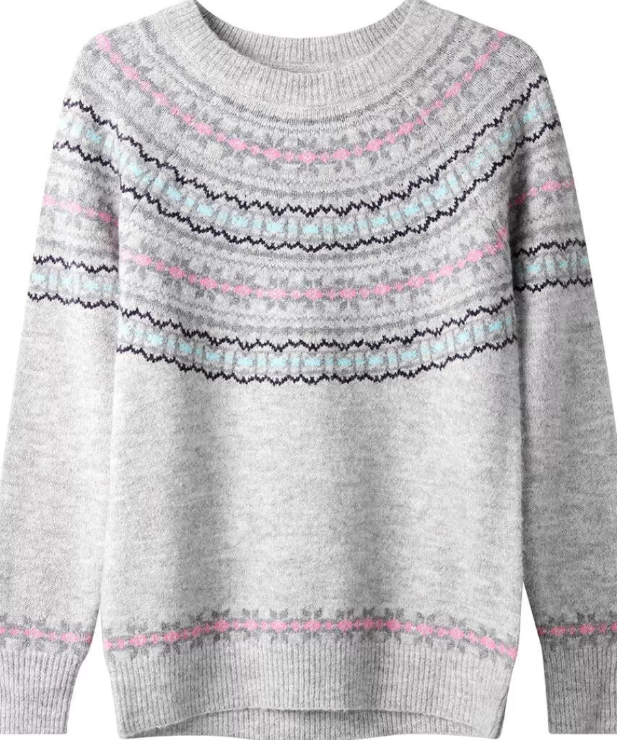 Cheap Joe Browns Cosy Cabin Fairisle Jumper Grey