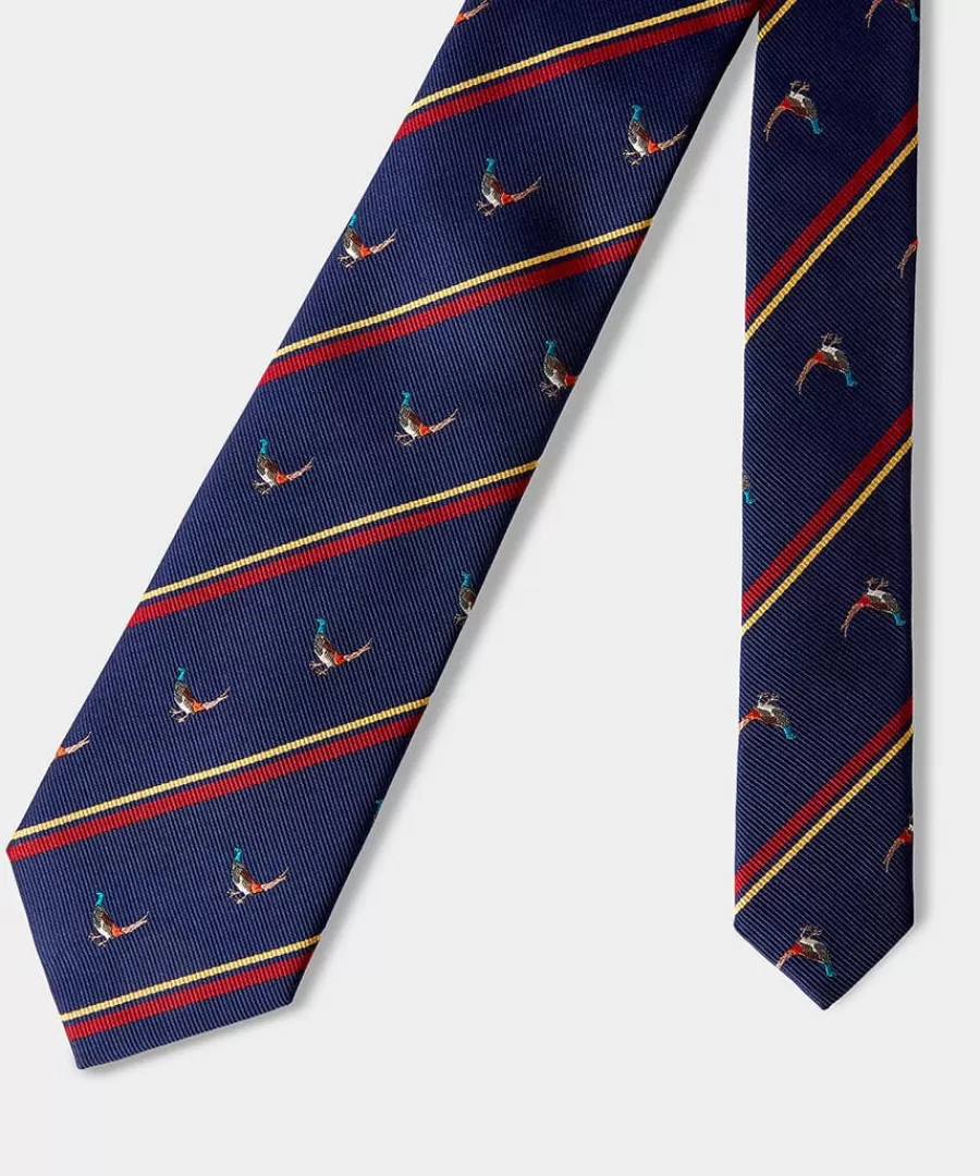 Best Sale Joe Browns Country Club Silk Tie Navy