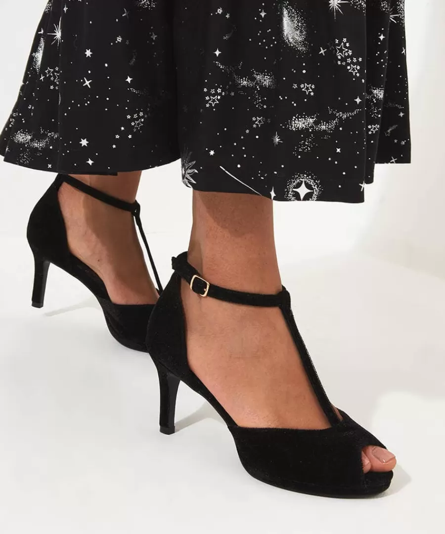 Best Joe Browns Cover Girl T Bar Shoes Black