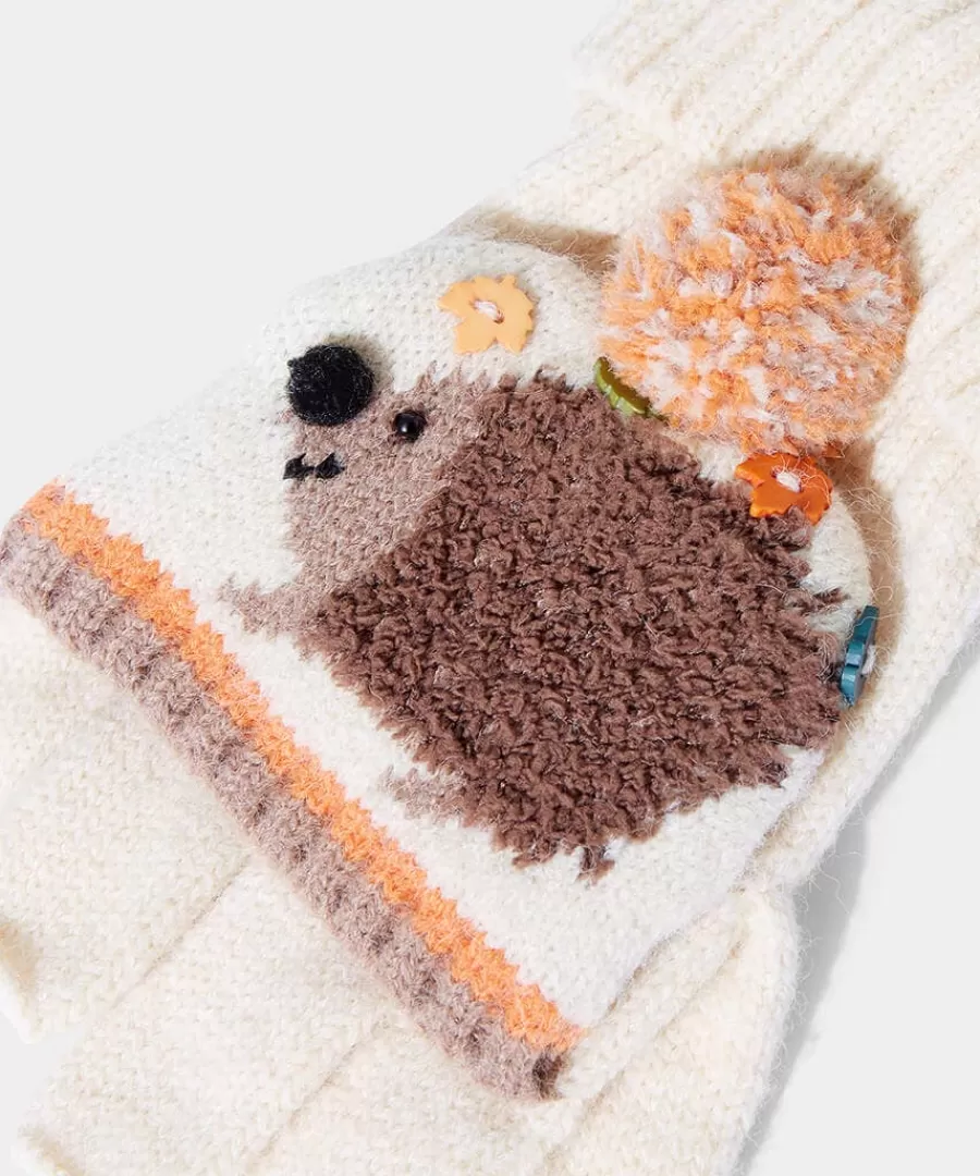 Flash Sale Joe Browns Cute Little Hedgehogs Mitts Multi