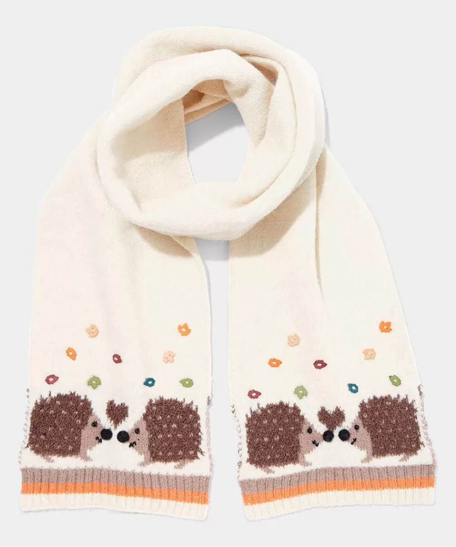 Flash Sale Joe Browns Cute Little Hedgehogs Scarf Multi