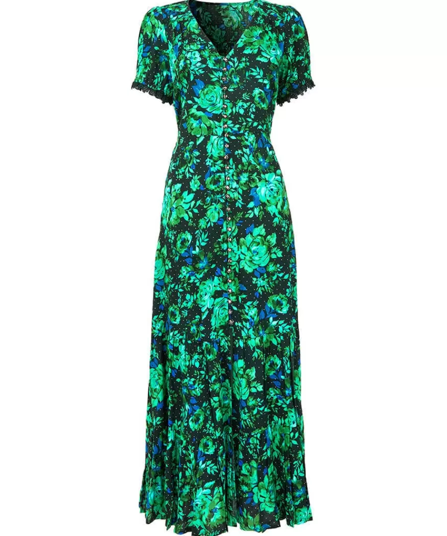 Hot Joe Browns Daisy Dreams Dress Green